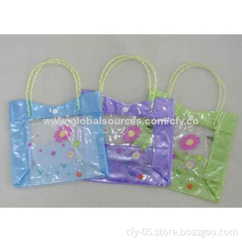 Transparent PVC cosmetic bag